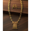 Lucentarts Jewellery Classic South Temple Pota Stone Pearl Necklace Set