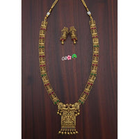 Lucentarts Jewellery Classic South Temple Pota Stone Pearl Necklace Set