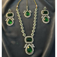 Lucentarts Sparkling Crystal Stone And Austrian Stone Necklace Set