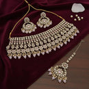 Lucentarts Sparkling Austrian Stone And Beads Choker Necklace Set