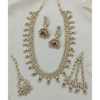 Lucentarts Jewellery Luxury Designer Pota Stone And Beads Necklace Set