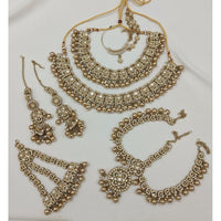 Lucentarts Jewellery Gorgeous Austrian Stone And Beads Bridal Jewelry Set