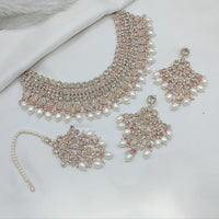 Lucentarts Jewellery Heritage Style Pota Austrian Stone Beaded Choker Necklace Set
