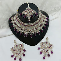 Lucentarts Jewellery Heritage Style Pota Austrian Stone Beaded Choker Necklace Set