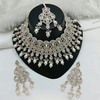 Lucentarts Jewellery Heritage Style Pota Austrian Stone Beaded Choker Necklace Set