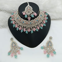 Lucentarts Jewellery Heritage Style Pota Austrian Stone Beaded Choker Necklace Set