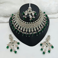 Lucentarts Jewellery Heritage Style Pota Austrian Stone Beaded Choker Necklace Set
