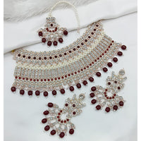Lucentarts Jewellery Heritage Style Pota Austrian Stone Beaded Choker Necklace Set