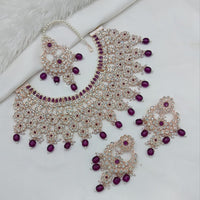 Lucentarts Jewellery Heritage Style Pota Austrian Stone Beaded Choker Necklace Set