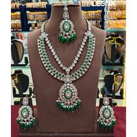 Lucentarts Jewellery Royal Pota Stone And Beads Statement Necklace Set
