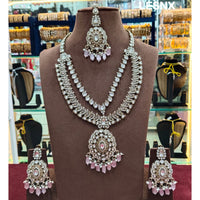 Lucentarts Jewellery Royal Pota Stone And Beads Statement Necklace Set