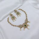 Lucentarts Jewellery Elegant Pota Stone And Austrian Necklace Set