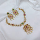 Lucentarts Jewellery Elegant Pota Stone And Austrian Necklace Set