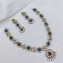 Lucentarts Jewellery Elegant Pota Stone And Austrian Necklace Set