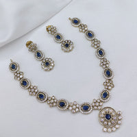 Lucentarts Jewellery Elegant Pota Stone And Austrian Necklace Set