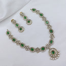 Lucentarts Jewellery Elegant Pota Stone And Austrian Necklace Set