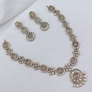 Lucentarts Jewellery Elegant Pota Stone And Austrian Necklace Set