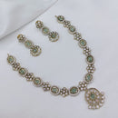 Lucentarts Jewellery Elegant Pota Stone And Austrian Necklace Set