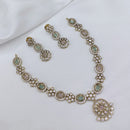 Lucentarts Jewellery Elegant Pota Stone And Austrian Necklace Set