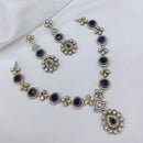 Lucentarts Jewellery Elegant Pota Stone And Austrian Necklace Set