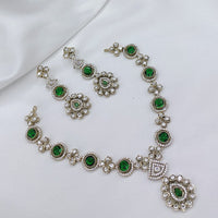 Lucentarts Jewellery Elegant Pota Stone And Austrian Necklace Set