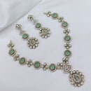 Lucentarts Jewellery Elegant Pota Stone And Austrian Necklace Set