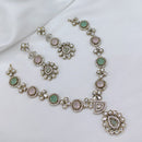 Lucentarts Jewellery Elegant Pota Stone And Austrian Necklace Set