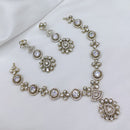 Lucentarts Jewellery Elegant Pota Stone And Austrian Necklace Set