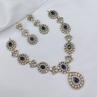 Lucentarts Jewellery Elegant Pota Stone And Austrian Necklace Set