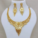 Lucentarts Jewellery  Gold Forming  Necklace Set