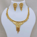Lucentarts Jewellery  Gold Forming  Necklace Set