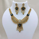 Lucentarts  Jewellery  Royal Pota Stone Pearl Designer Necklace Set