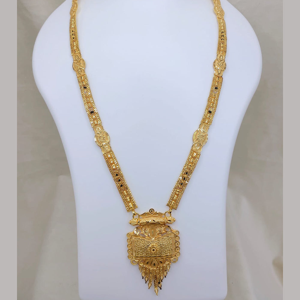 Lucentarts Jewellery  Gold Forming Long Necklace 