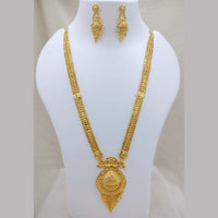 Lucentarts Jewellery  Gold Forming Long Necklace Set