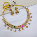 Lucentarts  Jewellery  Royal Pota Stone Pearl Designer Necklace Set