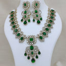 Lucentarts Jewellery Elegant Pota Stone And Austrian Necklace Set