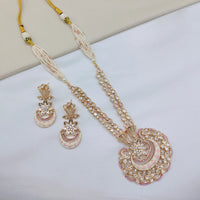 Lucentarts Jewellery Traditional Polki Kundan and Meenakari Touch Necklace Set
