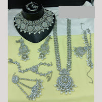 Lucentarts Jewellery Gorgeous Austrian Stone And Beads Bridal Jewelry Set