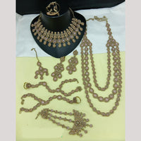 Lucentarts Jewellery Gorgeous Austrian Stone And Beads Bridal Jewelry Set