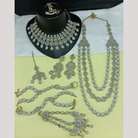 Lucentarts Jewellery Gorgeous Austrian Stone And Beads Bridal Jewelry Set