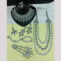 Lucentarts Jewellery Gorgeous Austrian Stone And Beads Bridal Jewelry Set