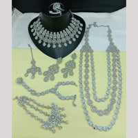 Lucentarts Jewellery Gorgeous Austrian Stone And Beads Bridal Jewelry Set