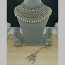 Lucentarts Jewellery Classic Austrain Stone And Pearl Choker Necklace Set