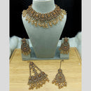 Lucentarts Jewellery Classic Austrain Stone Beads And Pearl Necklace Set