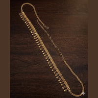 Lucentarts Jewellery Traditional Pota Stone And Pearl Kamarband for Bridal & Festive Wear