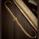 Lucentarts Jewellery Traditional Pota Stone And Pearl Kamarband for Bridal & Festive Wear