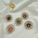 Lucentarts Jewellery Pota Stone Adjustable Ring