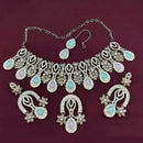 Lucentarts Jewellery Classic Crystal Stone Necklace Set