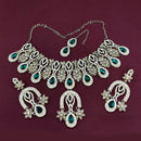 Lucentarts Jewellery Classic Crystal Stone Necklace Set