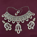 Lucentarts Jewellery Classic Crystal Stone Necklace Set